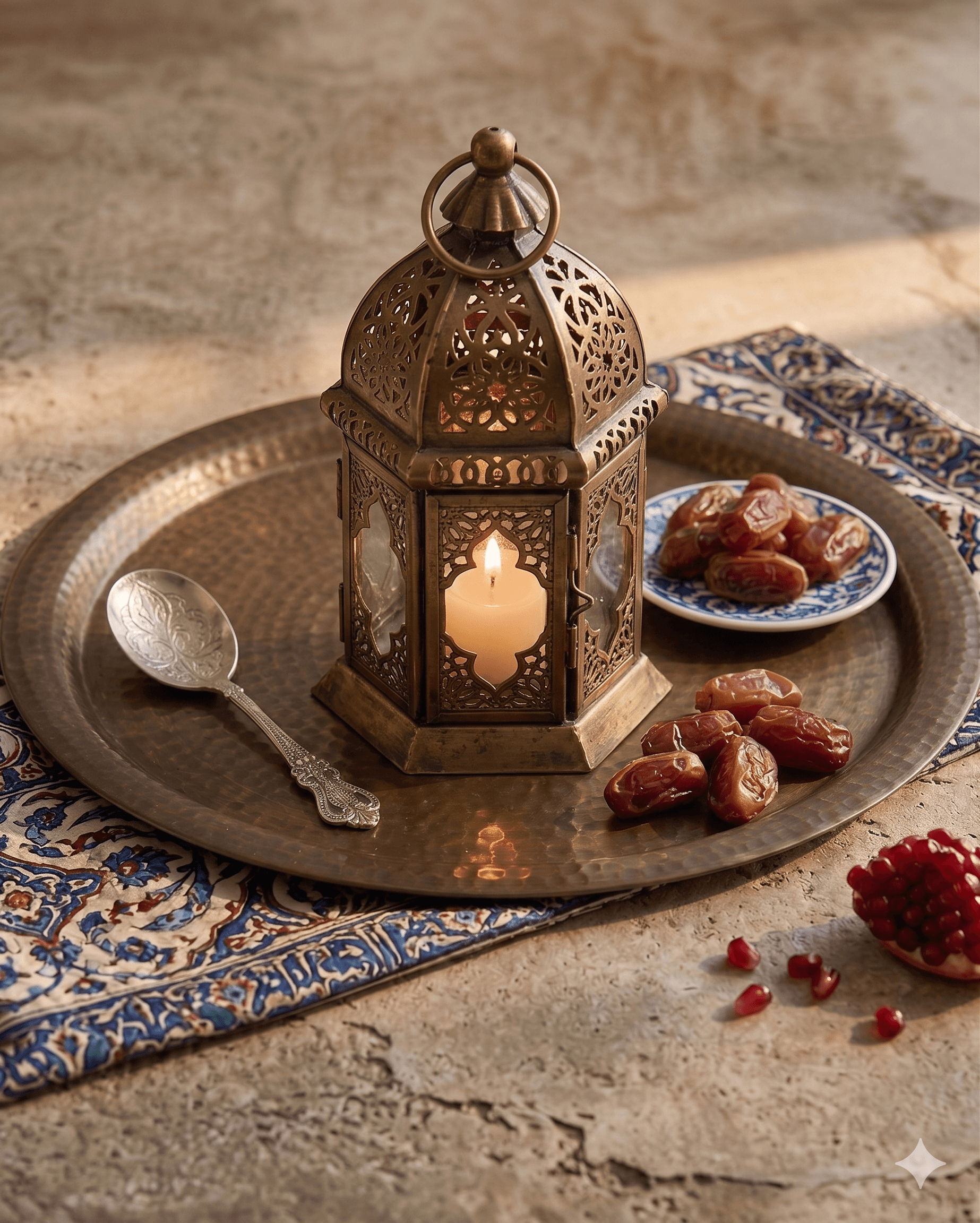 Brass Fanoos Lantern