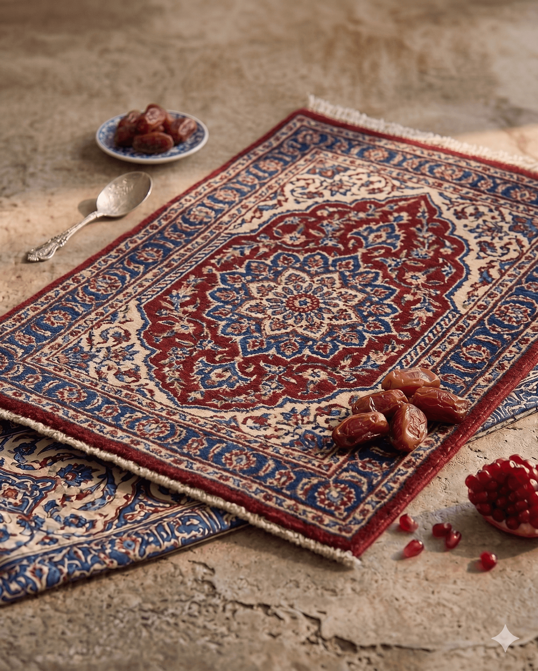 Kashan Wool Prayer Mat