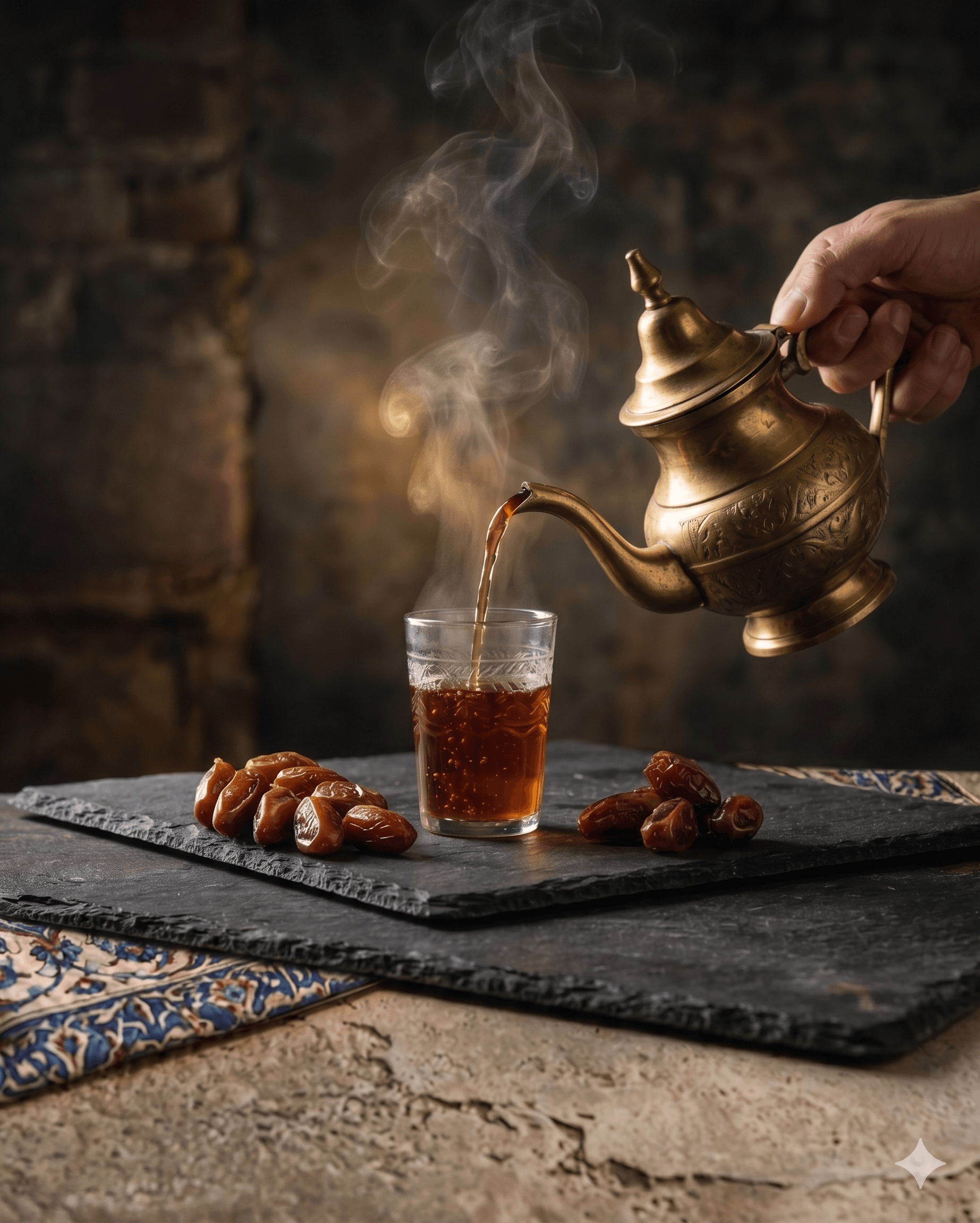 Tea pouring